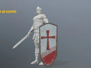 shield set 3D Model