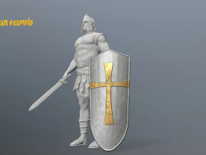 shield set 3D Model