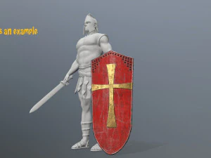 shield set 3D Model