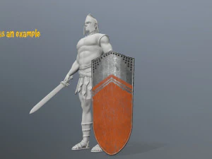 shield set 3D Model