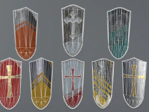 shield set 3D Model