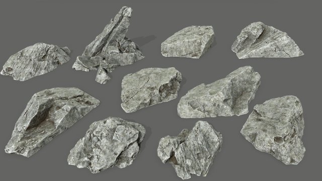 rocks Modèle 3D .c4d .max .obj .3ds .fbx .stl .blend 