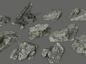 rocks Modèle 3D