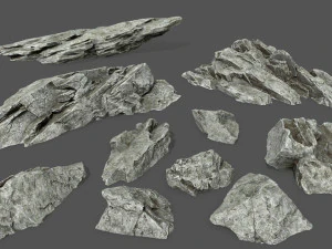 rochers Modèle 3D