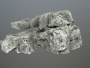 rock set Modello 3D