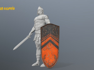 shield set 3D Model