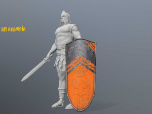 shield set 3D Model