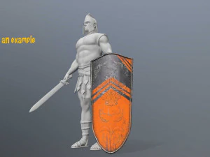 shield set 3D Model