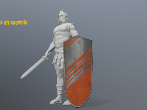 shield set 3D Model