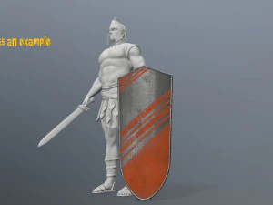 shield set 3D Model