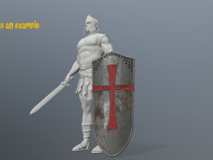 shield set 3D Model