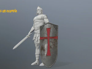 shield set 3D Model