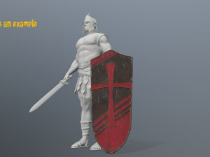 shield set 3D Model