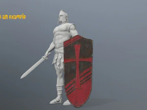 shield set 3D Model