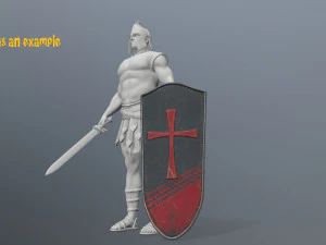 shield set 3D Model