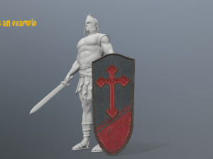 shield set 3D Model