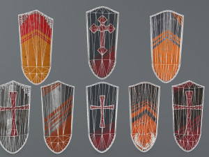 shield set 3D Model