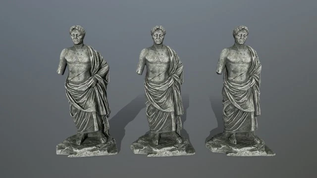 statue 3D Model .c4d .max .obj .3ds .fbx .stl .blend 