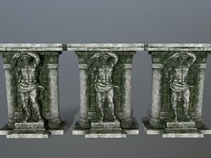 old statue 3D Model