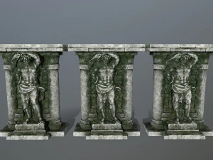 стара статуя 3D Модель