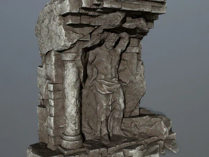 old temple 3D Model
