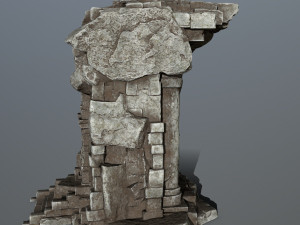 old temple 3D-Modell