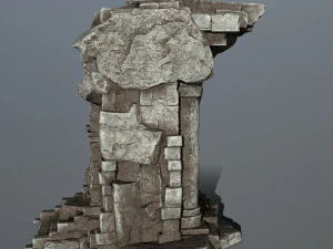 old temple 3D Model