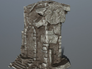 old temple 3D-Modell