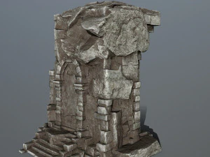 old temple 3D Model