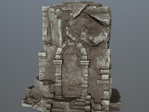 old temple 3D-Modell