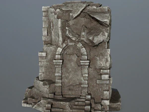 old temple 3D Model
