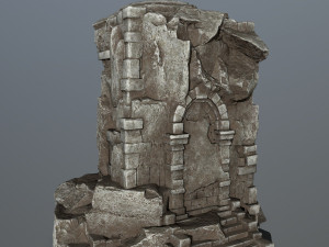 old temple 3D-Modell