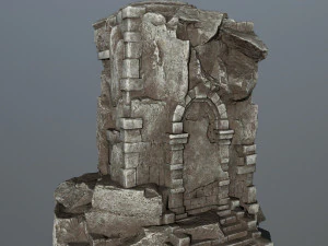 old temple 3D Model