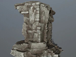 old temple 3D Model