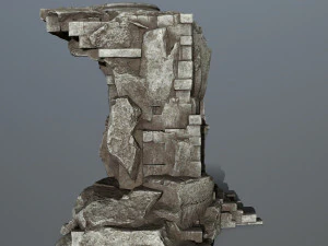 old temple 3D Model