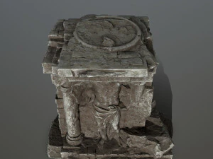 old temple 3D Model