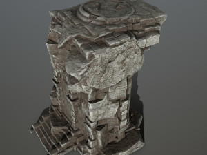 old temple 3D-Modell