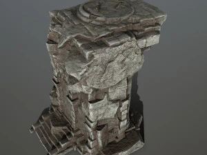 old temple 3D Model