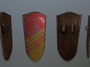 shield set 3D Model