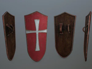 set di scudi Modello 3D