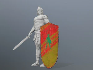 set di scudi Modello 3D