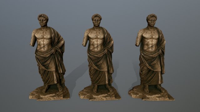 statue2 3D 모델 .c4d .max .obj .3ds .fbx .stl .blend 