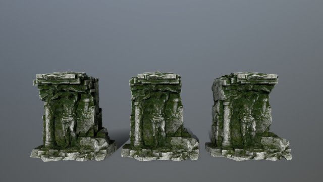 statue 3D Модель .c4d .max .obj .3ds .fbx .stl .blend