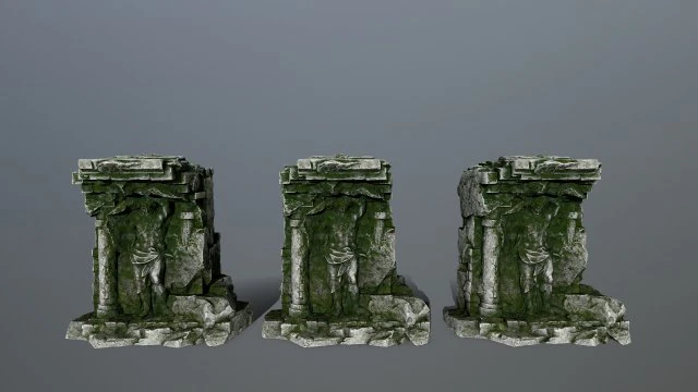 statue 3D Model .c4d .max .obj .3ds .fbx .stl .blend 