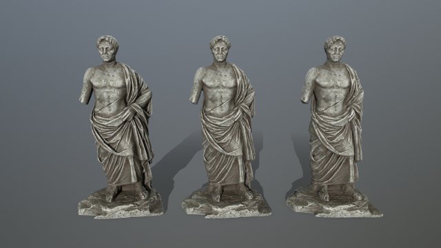 statue2 3D Model .c4d .max .obj .3ds .fbx .stl .blend 
