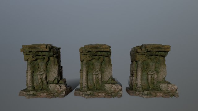 statue 3D Модель .c4d .max .obj .3ds .fbx .stl .blend 