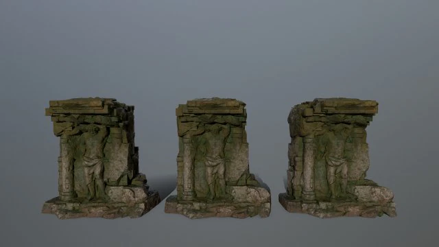 statue 3D Model .c4d .max .obj .3ds .fbx .stl .blend 