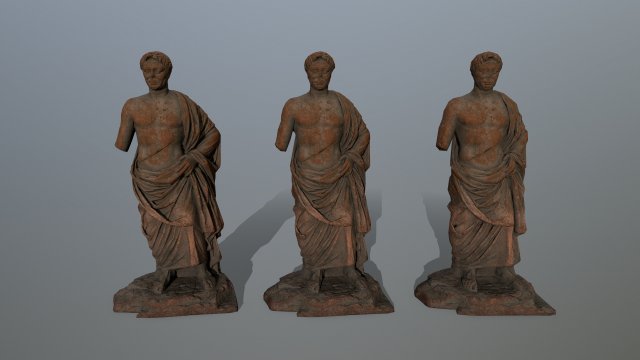statue 1 3D 模型 .c4d .max .obj .3ds .fbx .stl .blend 