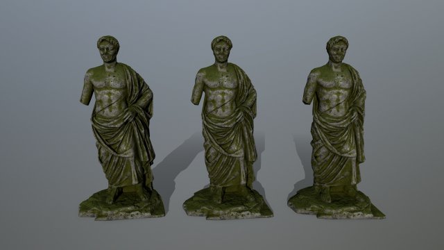 statue Modèle 3D .c4d .max .obj .3ds .fbx .stl .blend 
