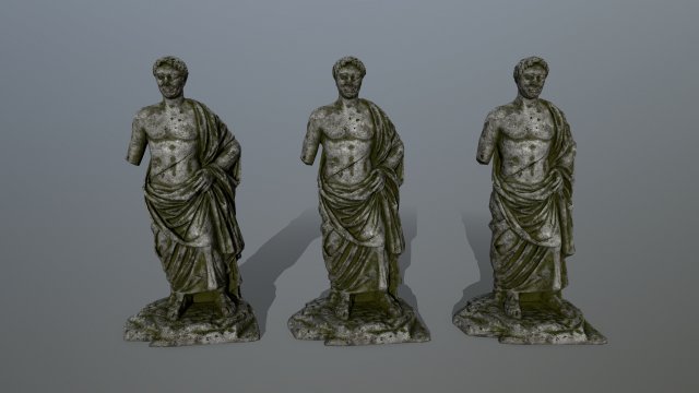 statue Model 3D .c4d .max .obj .3ds .fbx .stl .blend 